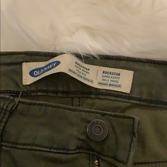 *LIKE NEW* Army green joggers w/side pockets - Picture 6 of 8